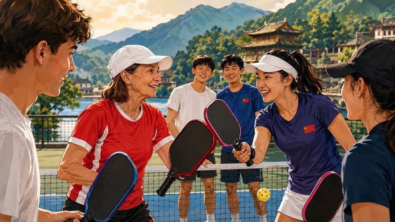 Judy Hoarfrost brings pickleball to China, reviving ping-pong diplomacy
