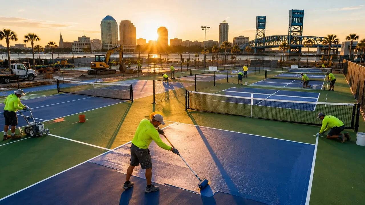 Pickleball boom drives The Vasco Group to acquire Court Surfaces of Florida
