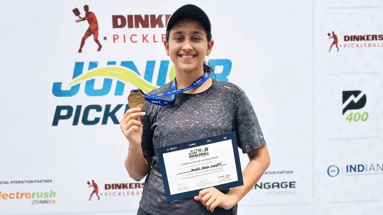 Minal Shaik Kalyan wins India’s inaugural U18 girls doubles title