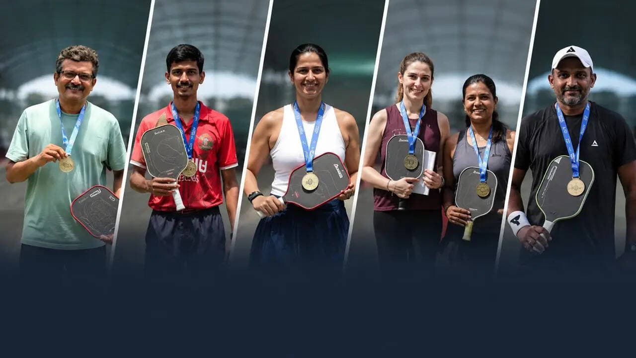 Desai, Malik and Balu strike gold at Picklebay Zonals North in Gurugram