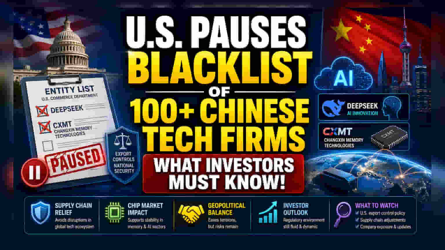 U.S. holds back China tech blacklists amid escalating trade tensions