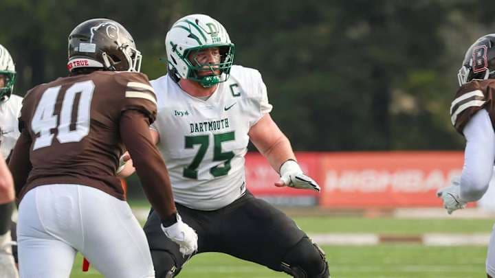 Sports Illustrated scouting report spotlights Dartmouth's Delby Lemieux as 2026 offensive-line prospect