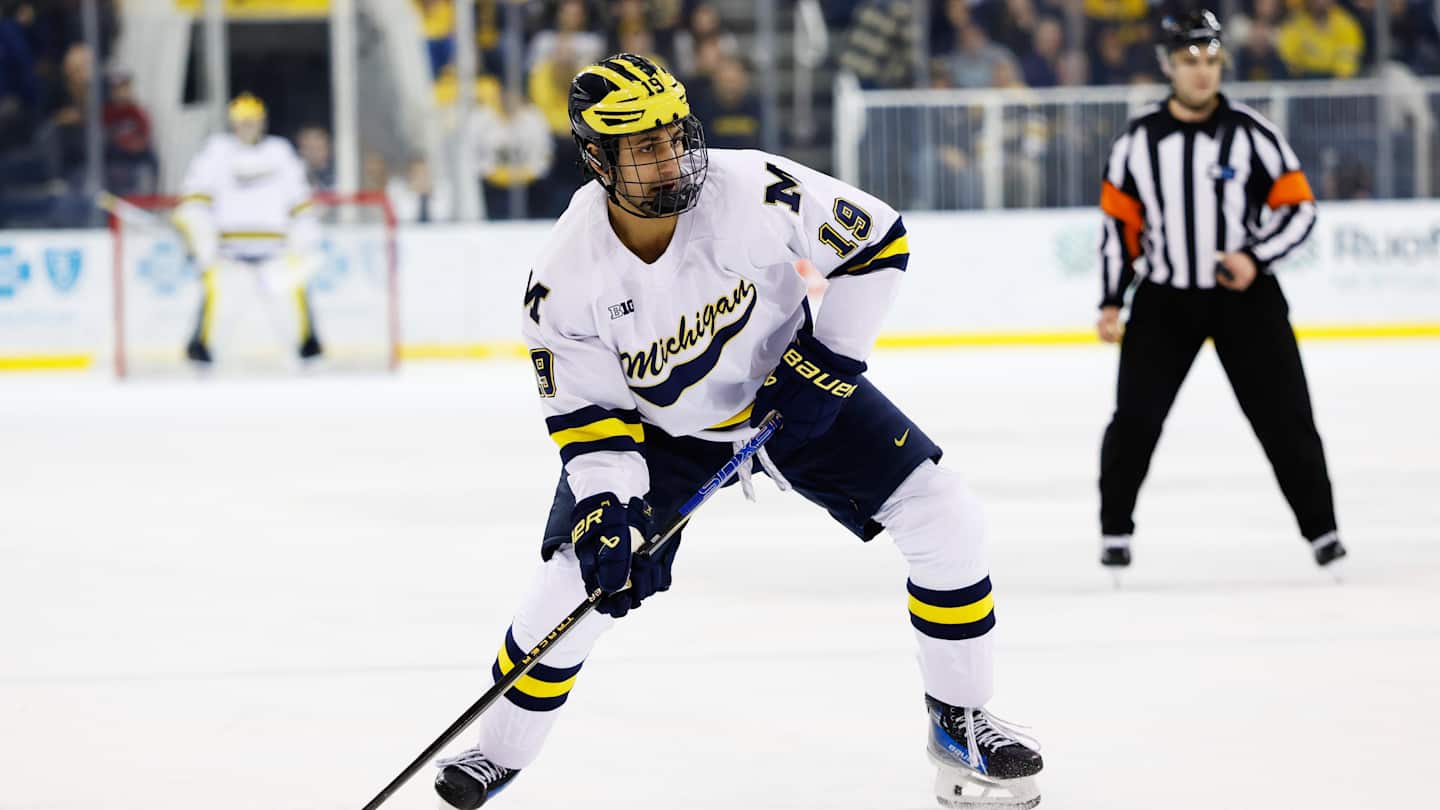 Canadiens Prospect Michael Hage Set to Turn Pro After Michigan's Frozen Four Exit
