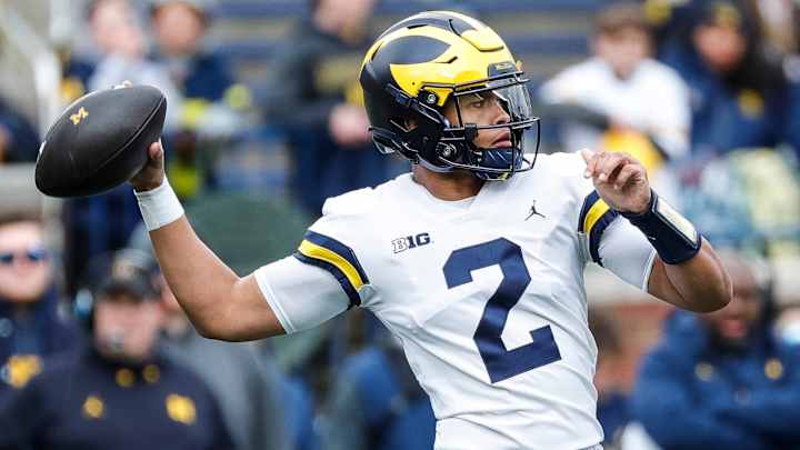 Former Michigan QB Jadyn Davis Commits to ETSU, Reunites With Healy