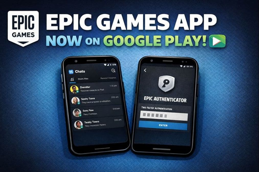 Epic Games launches global Android app syncing chat and adding Epic Authenticator