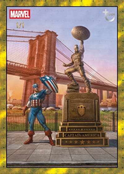 Topps Brooklyn Collection Captain America 85th Anniversary Cards Make Thoughtful Gifts
