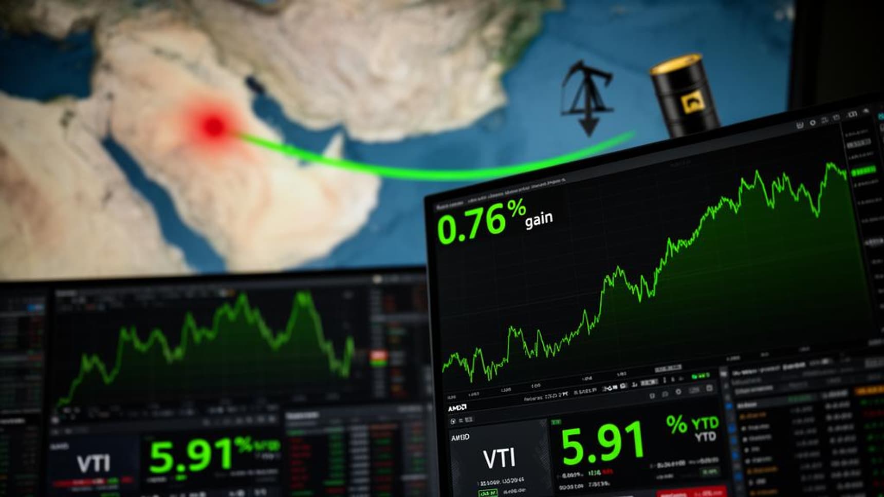 Stocks jump as Iran deal progress eases oil fears, AMD surges after earnings