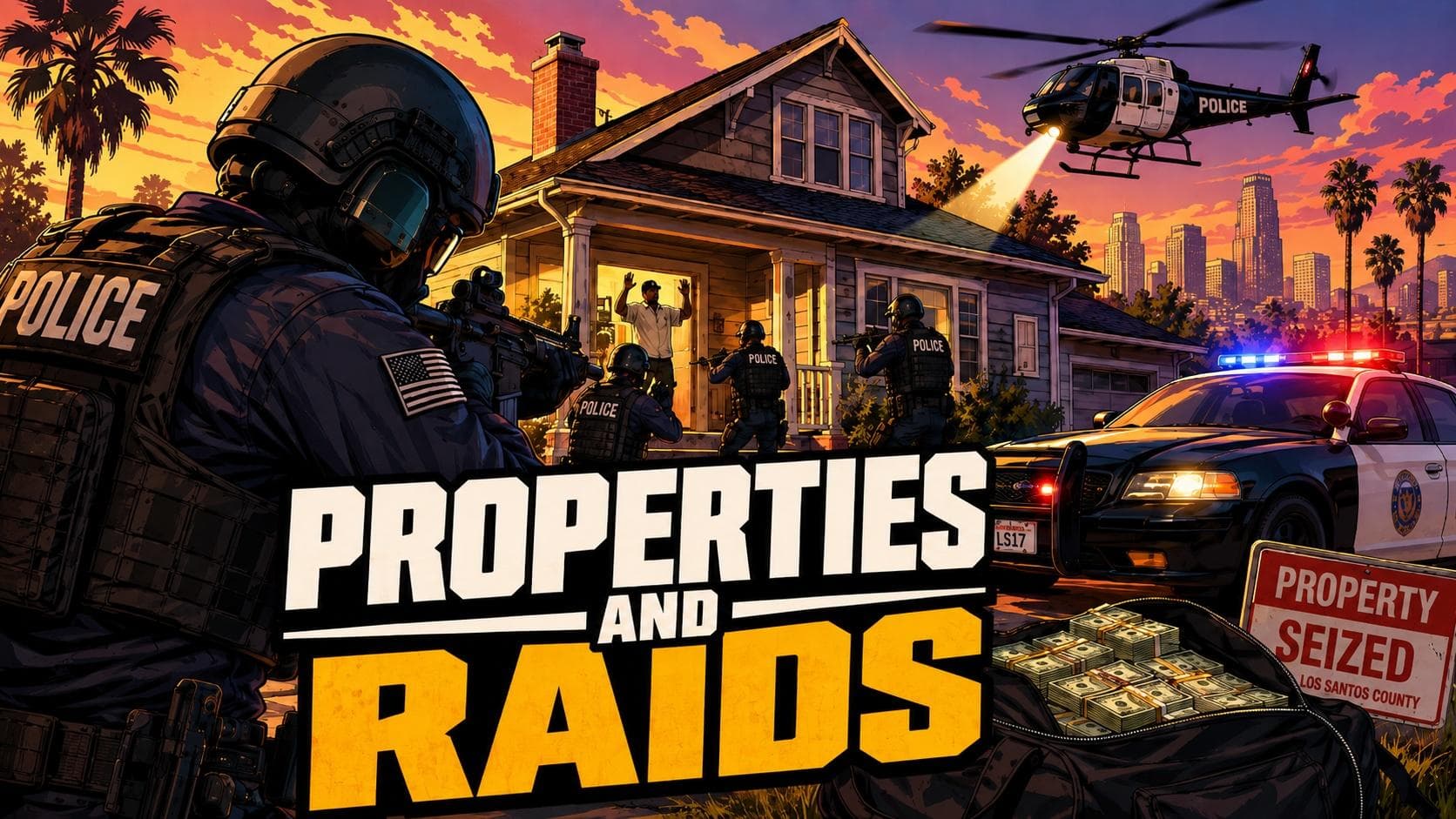 Properties and Raids mod makes GTA V property ownership dangerous