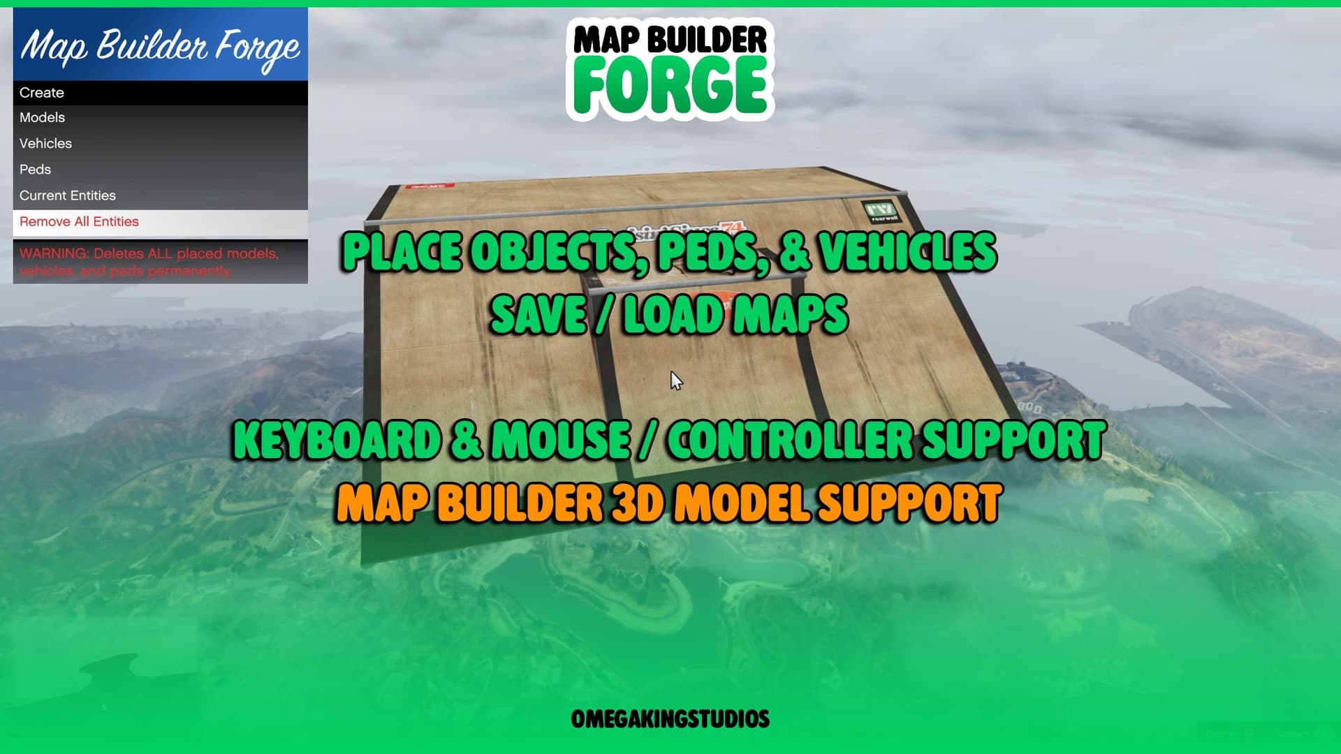 New Map Builder Forge Mod Brings Expanded In-Game Editing Tools to GTA V
