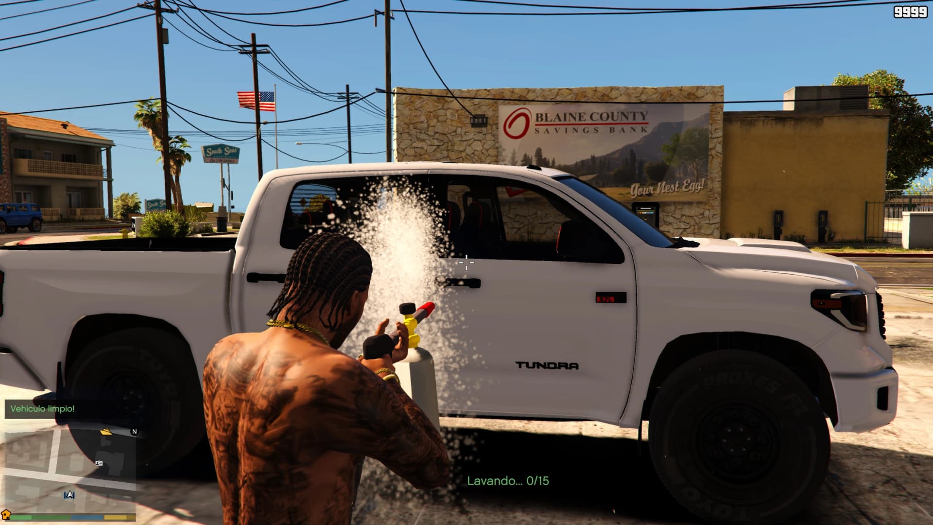 new GTA V mod brings realistic pressure washing to story mode