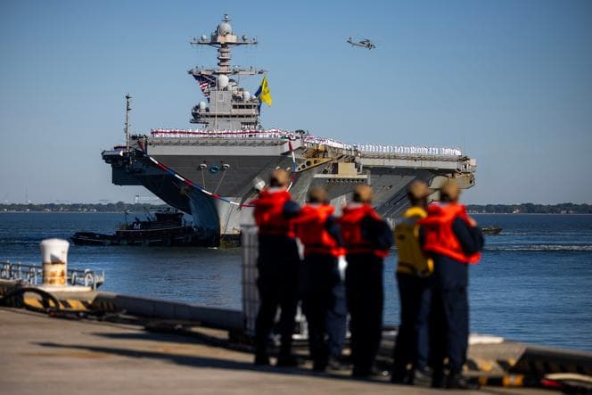 USS Gerald R. Ford returns home after record 326-day deployment