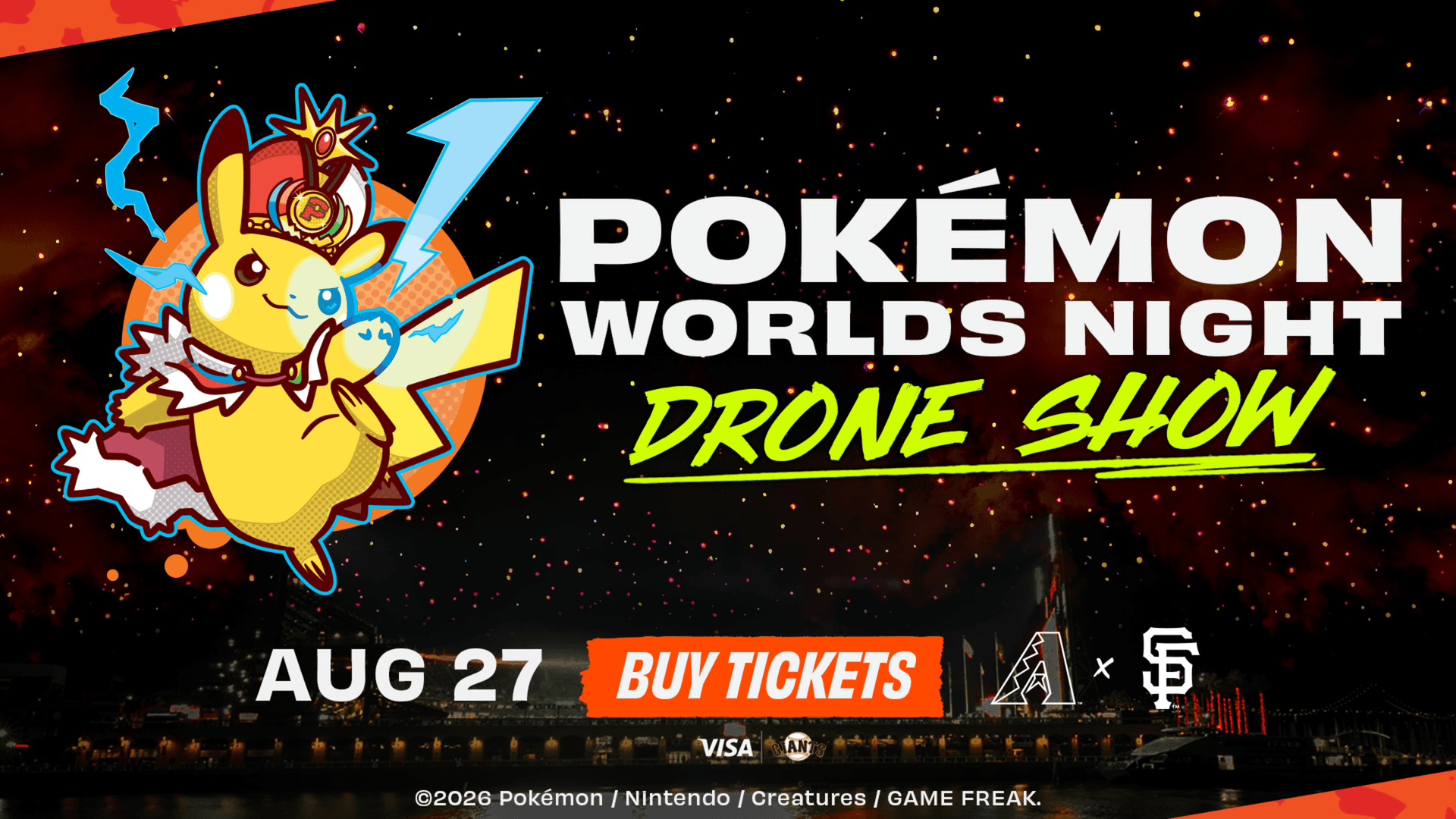 Giants to host sold-out Pokémon Worlds Night at Oracle Park