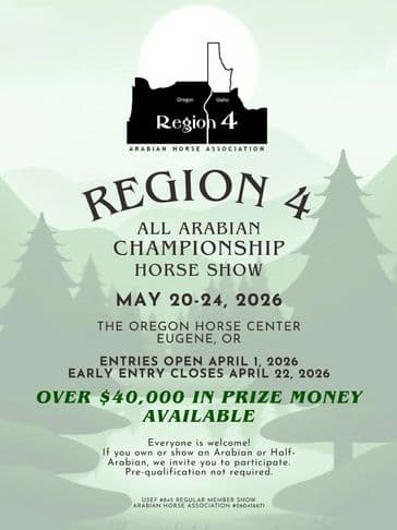 Eugene to host first regional All Arabian horse championship at Oregon Horse Center