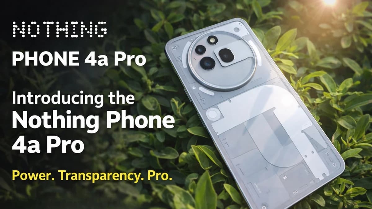 Nothing Phone 4a Pro Arrives With Metal Build and Pro 3 Camera System