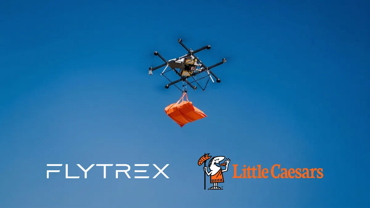 Drone delivery lands in Wylie with Little Caesars partnership