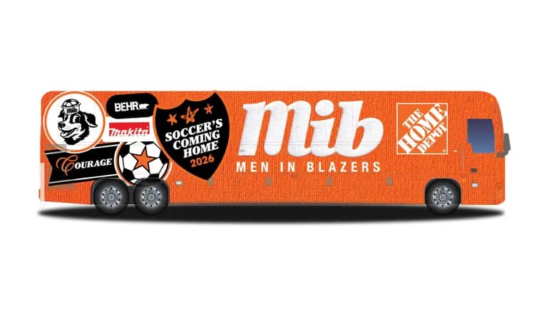 Home Depot teams with Men in Blazers for World Cup content bus