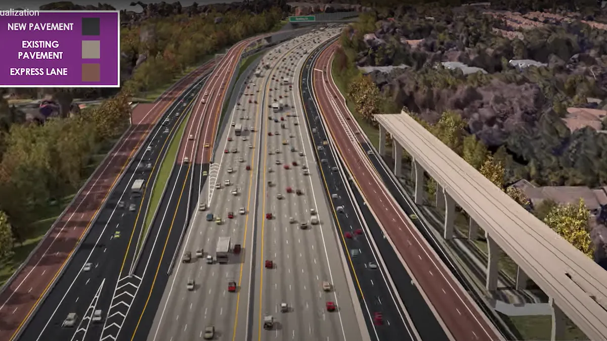 Georgia 400 Express Lanes Construction Begins, Stretching Into Forsyth County by 2031