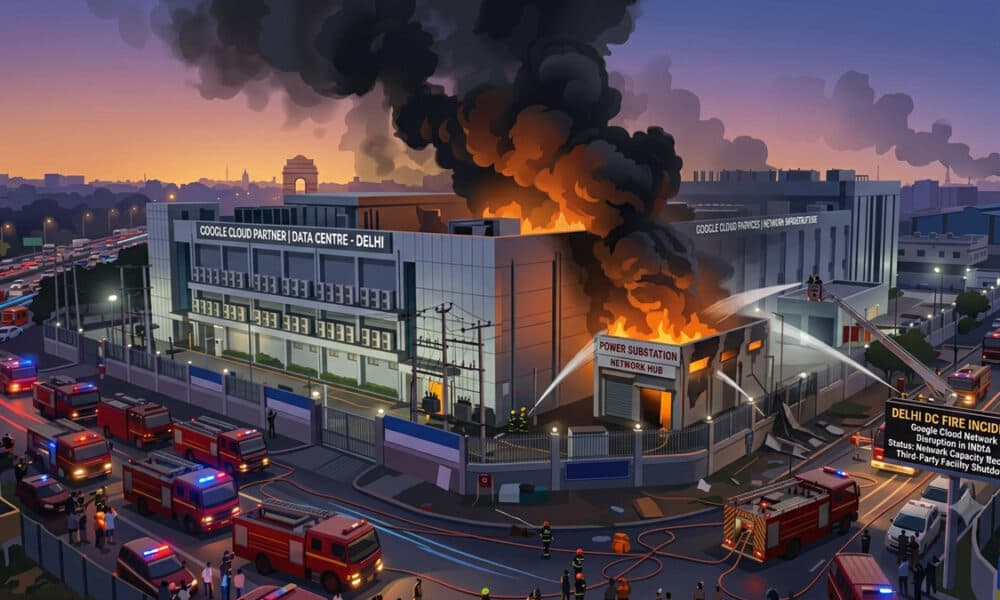 New Delhi data center fire disrupts Tata and Google Cloud services