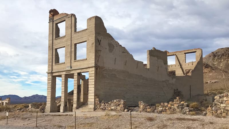 Rhyolite’s boomtown ruins still tell Nye County’s gold rush story