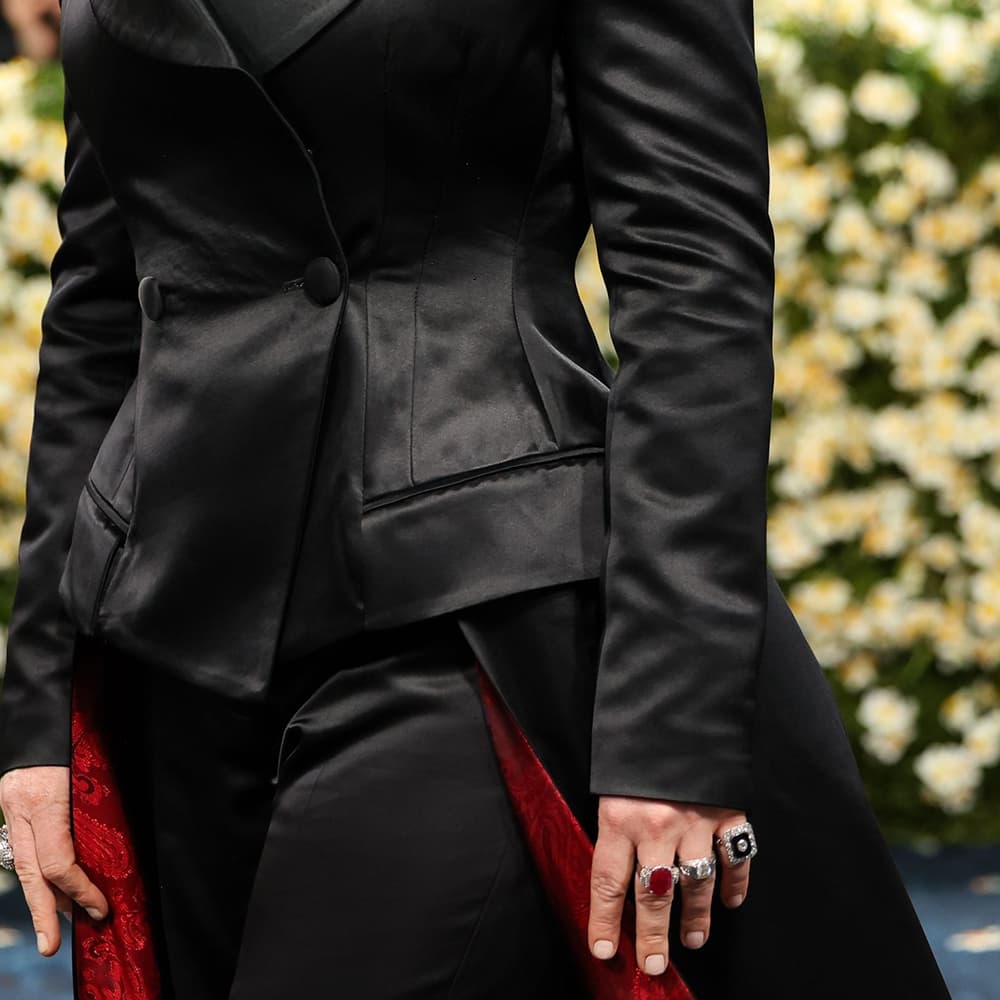 Ring layering leans into contrast, color and personal expression