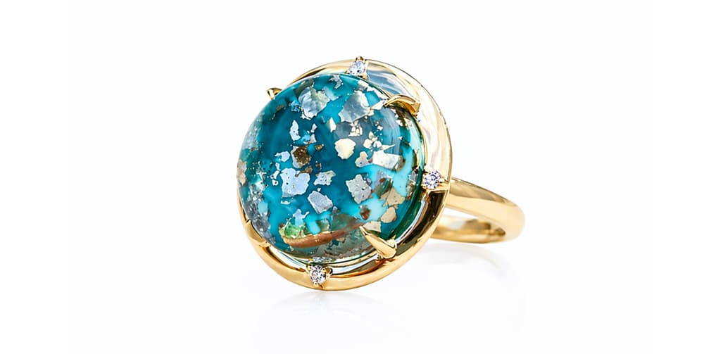 Aria Thomas elevates underused gems in Eleux gold designs