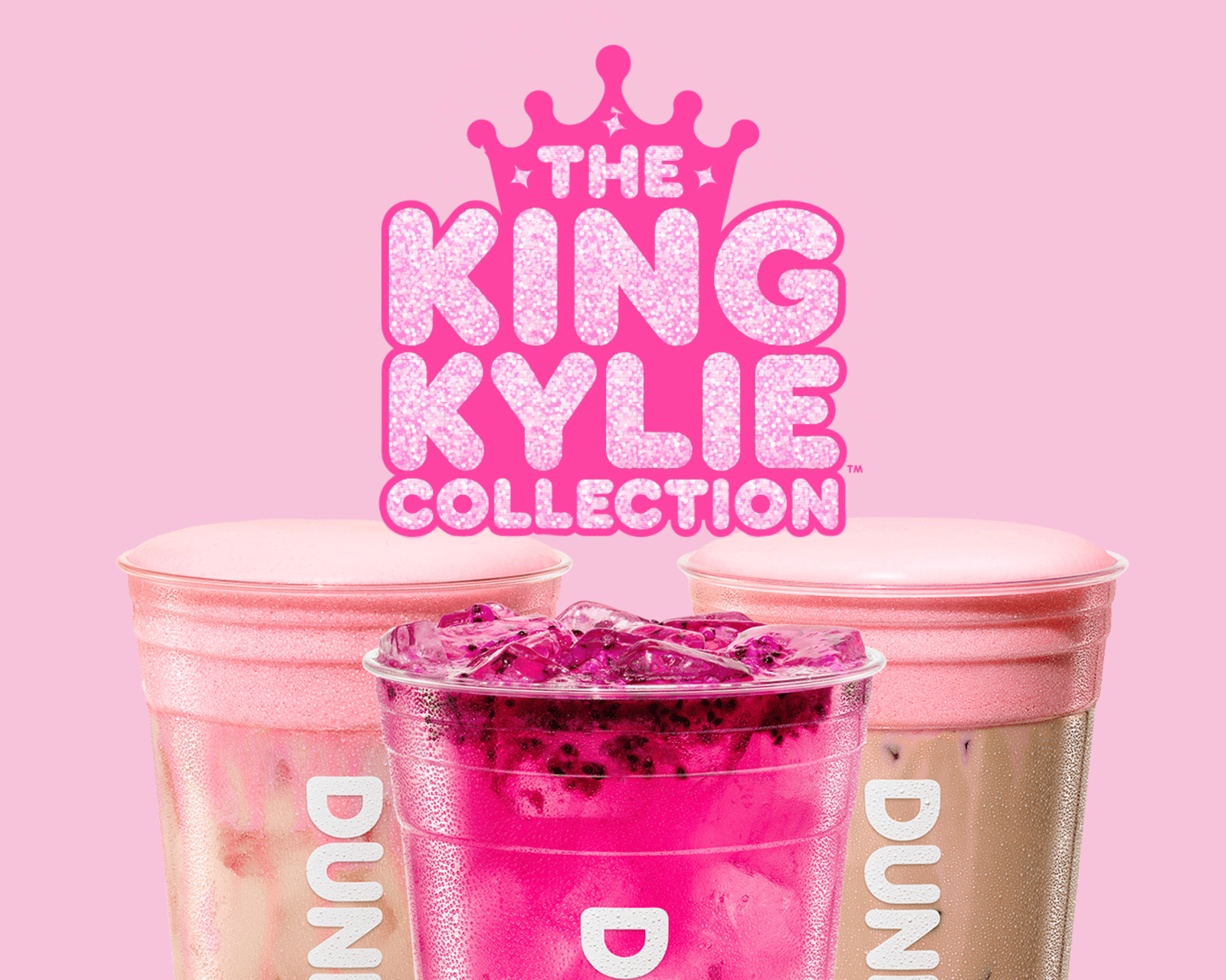 Dunkin’ launches King Kylie Collection with pink summer drinks