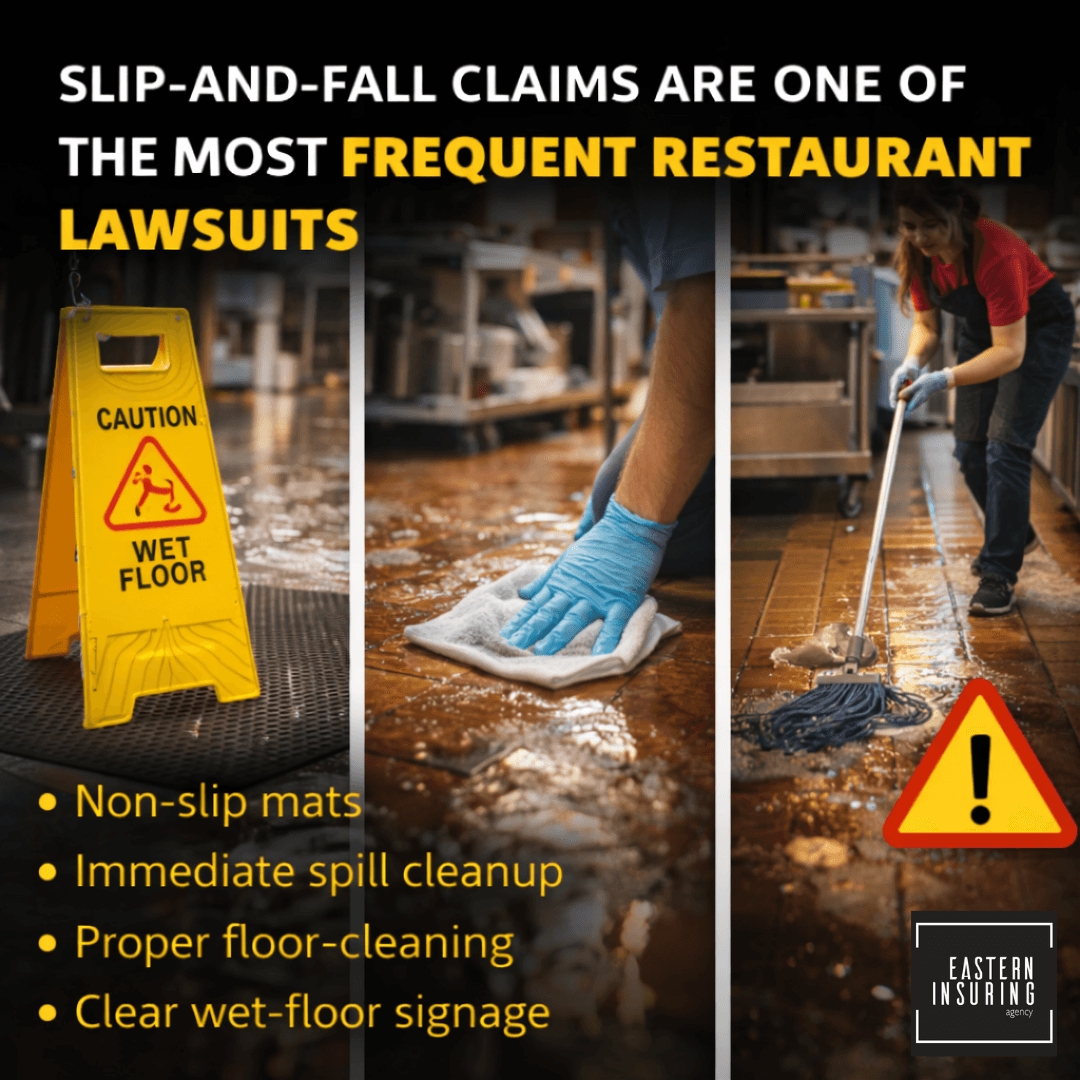 OSHA warns restaurants on slip and fall risks