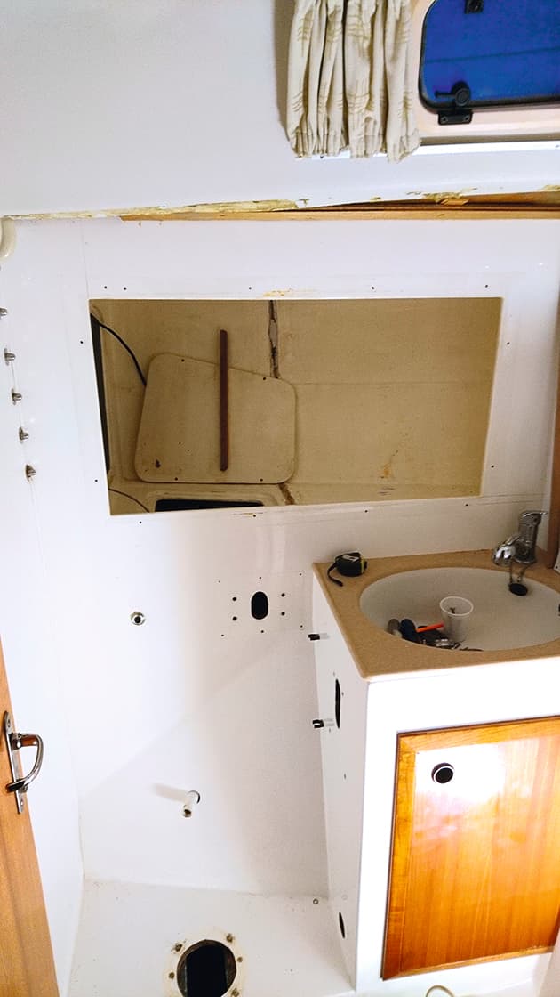 How to Install a Holding Tank in an Older Cruising Boat