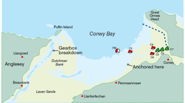 Engine failure leaves Quest drifting toward Lavan Sands off Beaumaris