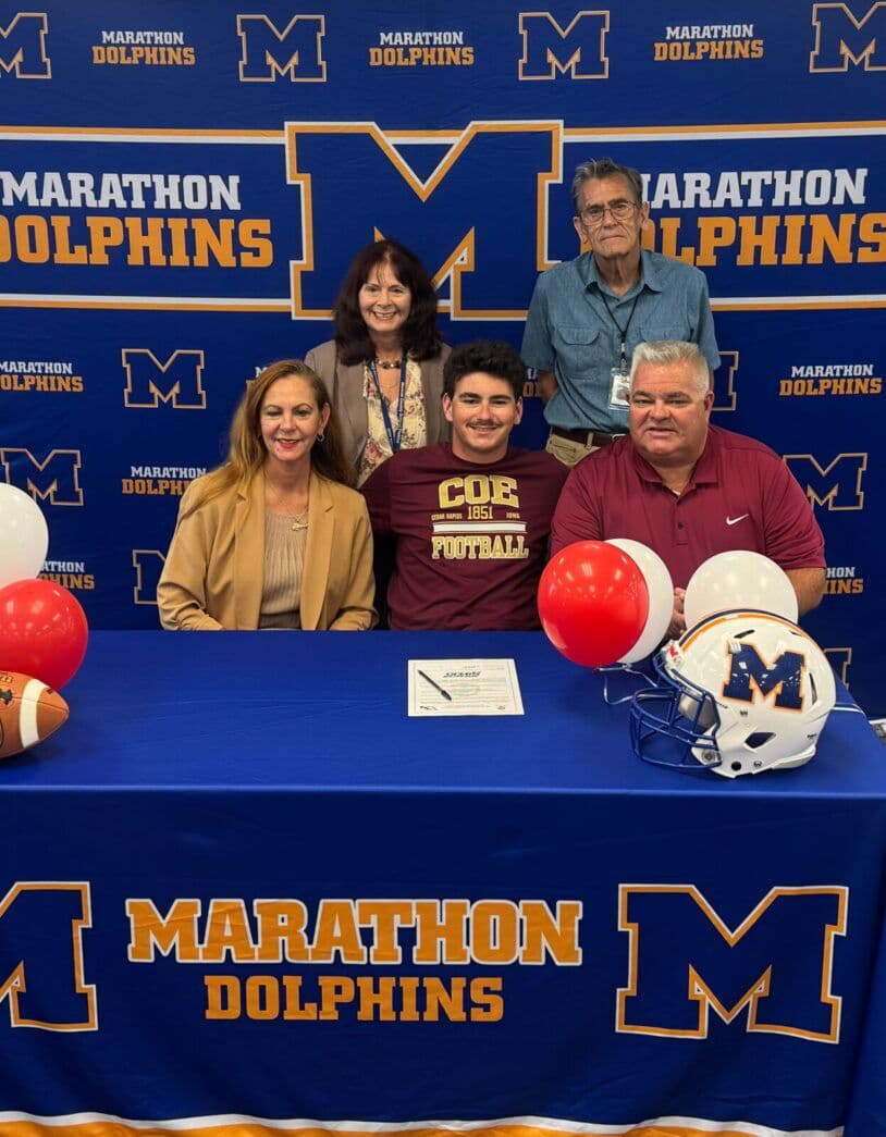 Marathon senior Christopher Paul signs with Coe College football program