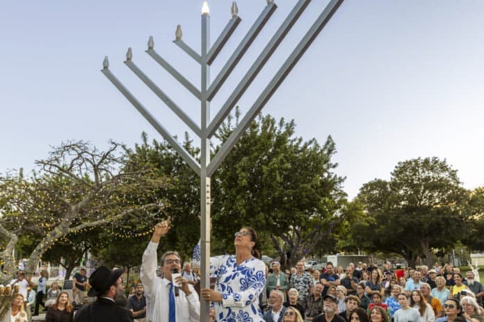 Key West Menorah Lighting Brings Community Together, Honors Victims