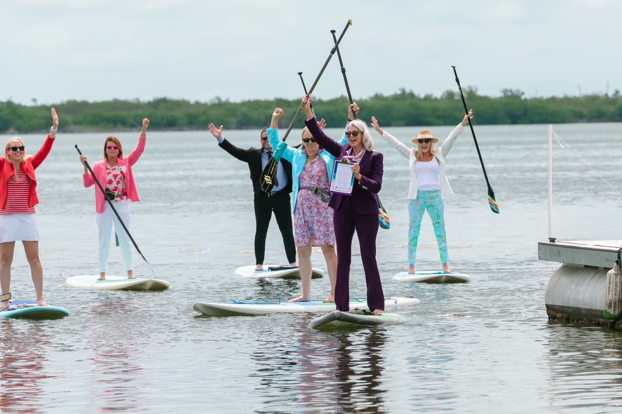Monroe County kicks off tourism week with paddleboard proclamation