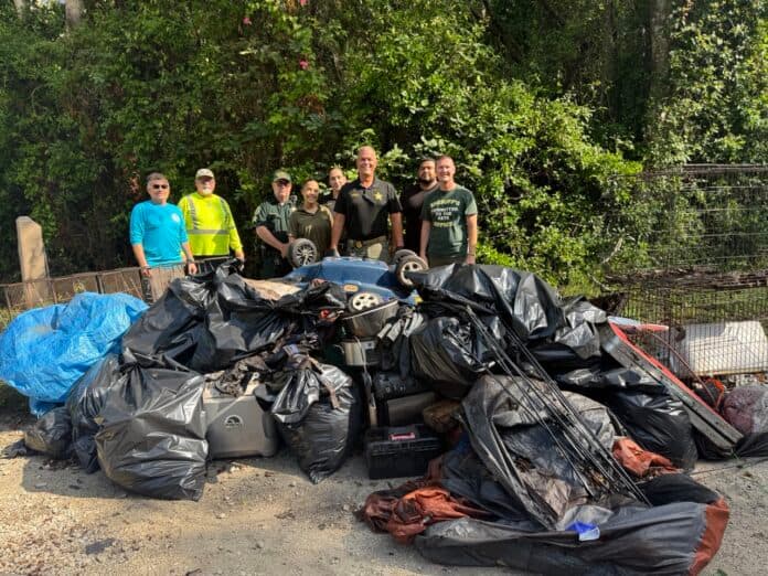 Deputies, county workers clear 1,600 pounds from Key Largo preserve