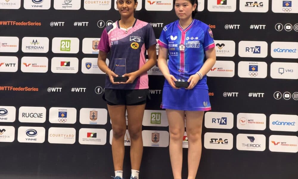 Teenage Indian star Divyanshi Bhowmick wins WTT Feeder Prishtina crown