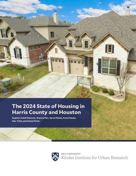 Rice Kinder study finds investor purchases concentrated in west, north Harris County