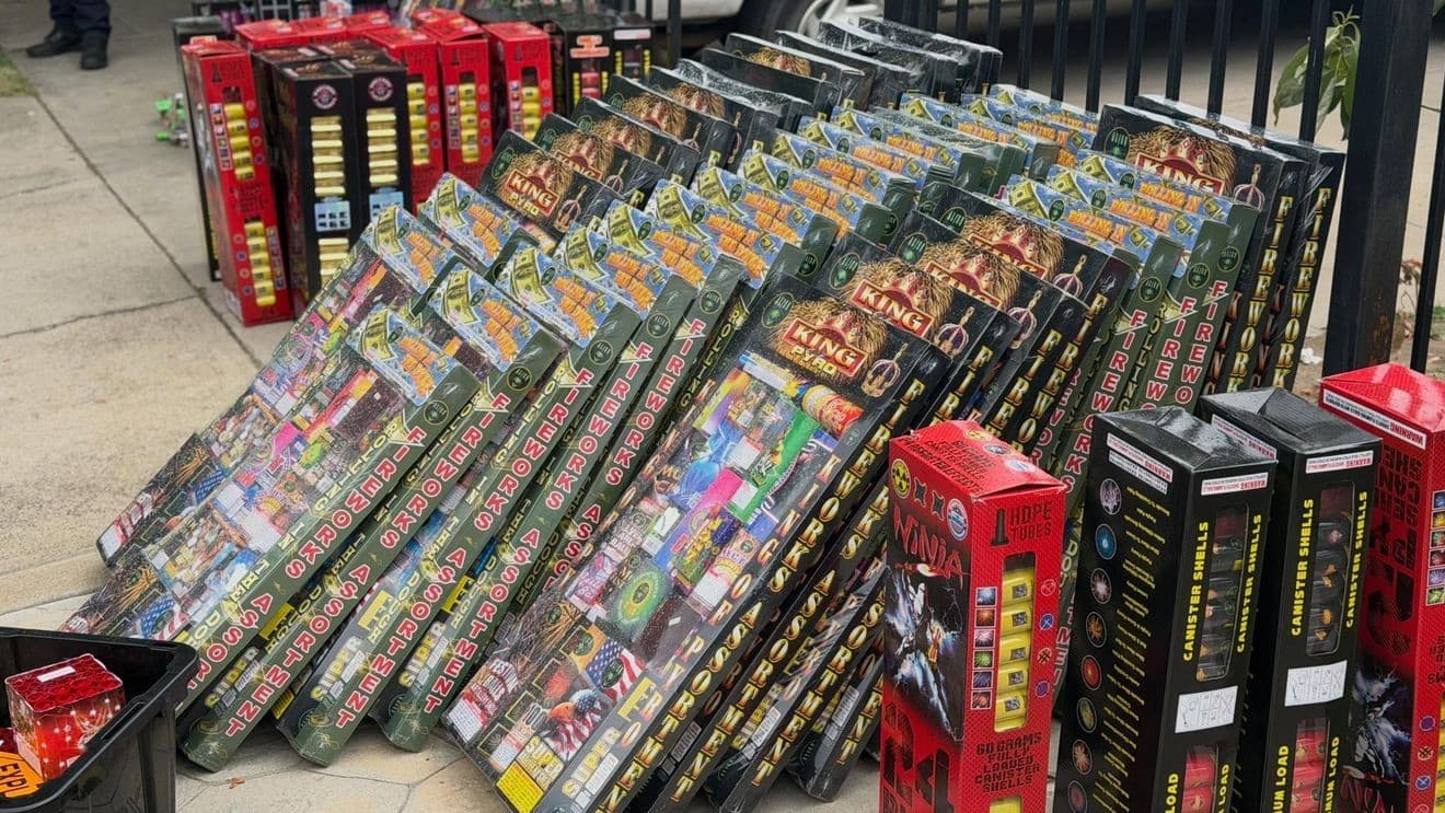 Fresno man arrested in alleged 1,300-pound fireworks stash bust