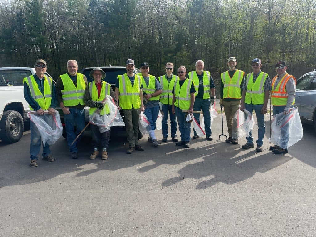 Henning Lions Club cleans up County Highway 16 roadside
