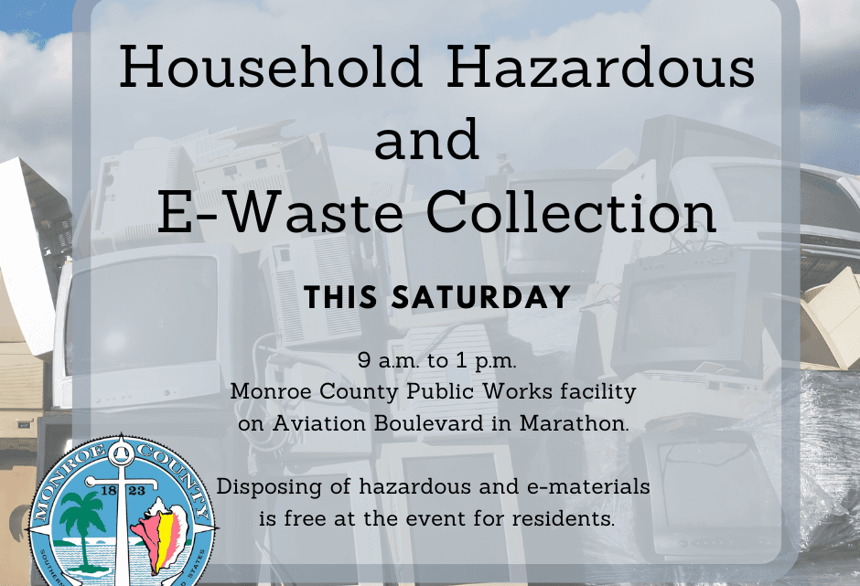 Monroe County Offers Regular Hazardous Waste and E-Waste Collections