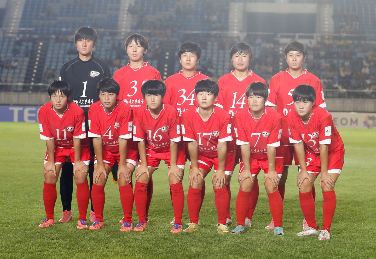 North Korea women’s soccer team visits South Korea for semifinal