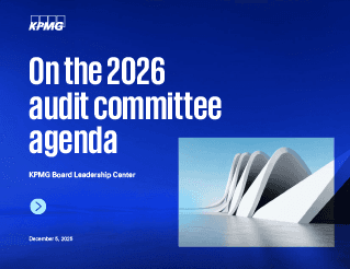 KPMG Flags Eight Key Issues Shaping 2026 Audit Committees