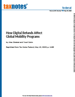KPMG reviews first year of digital tax refunds for global workers