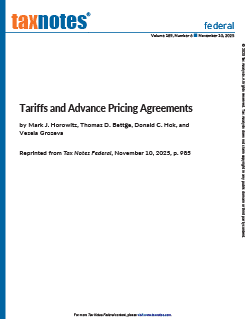 IRS tightens APA intake standards, raising the bar for KPMG clients