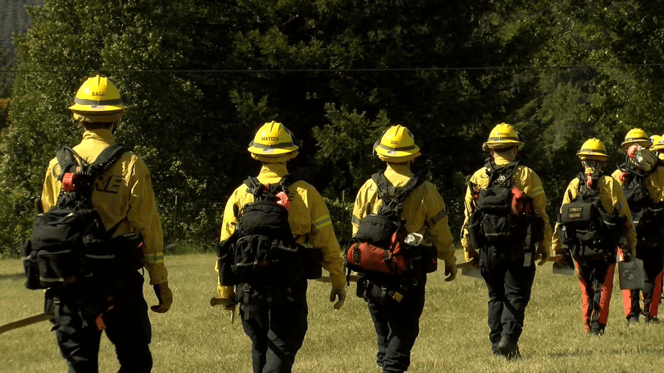 North Coast Cal Fire crews test readiness for wildfire season near Redway
