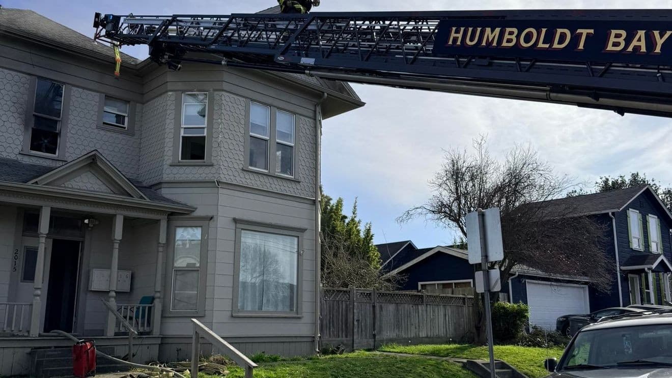 Eureka House Fire on California Street and H Street Blaze Prompt Demolition