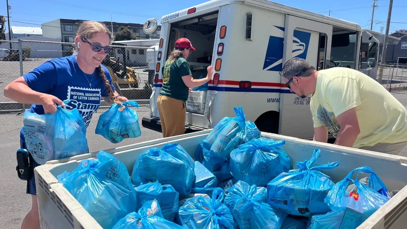 Humboldt County postal workers to collect Stamp Out Hunger food donations May 9