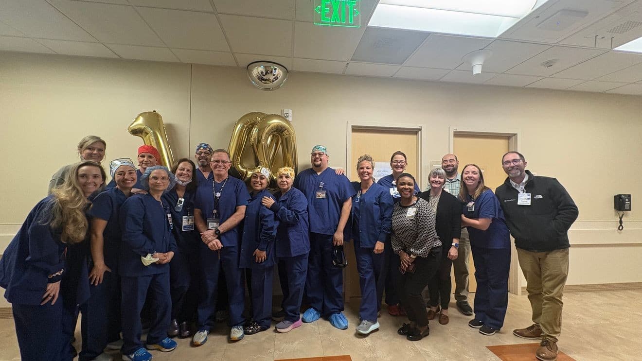 Providence St. Joseph Hospital in Eureka Reaches 100th Robotic Bronchoscopy Milestone