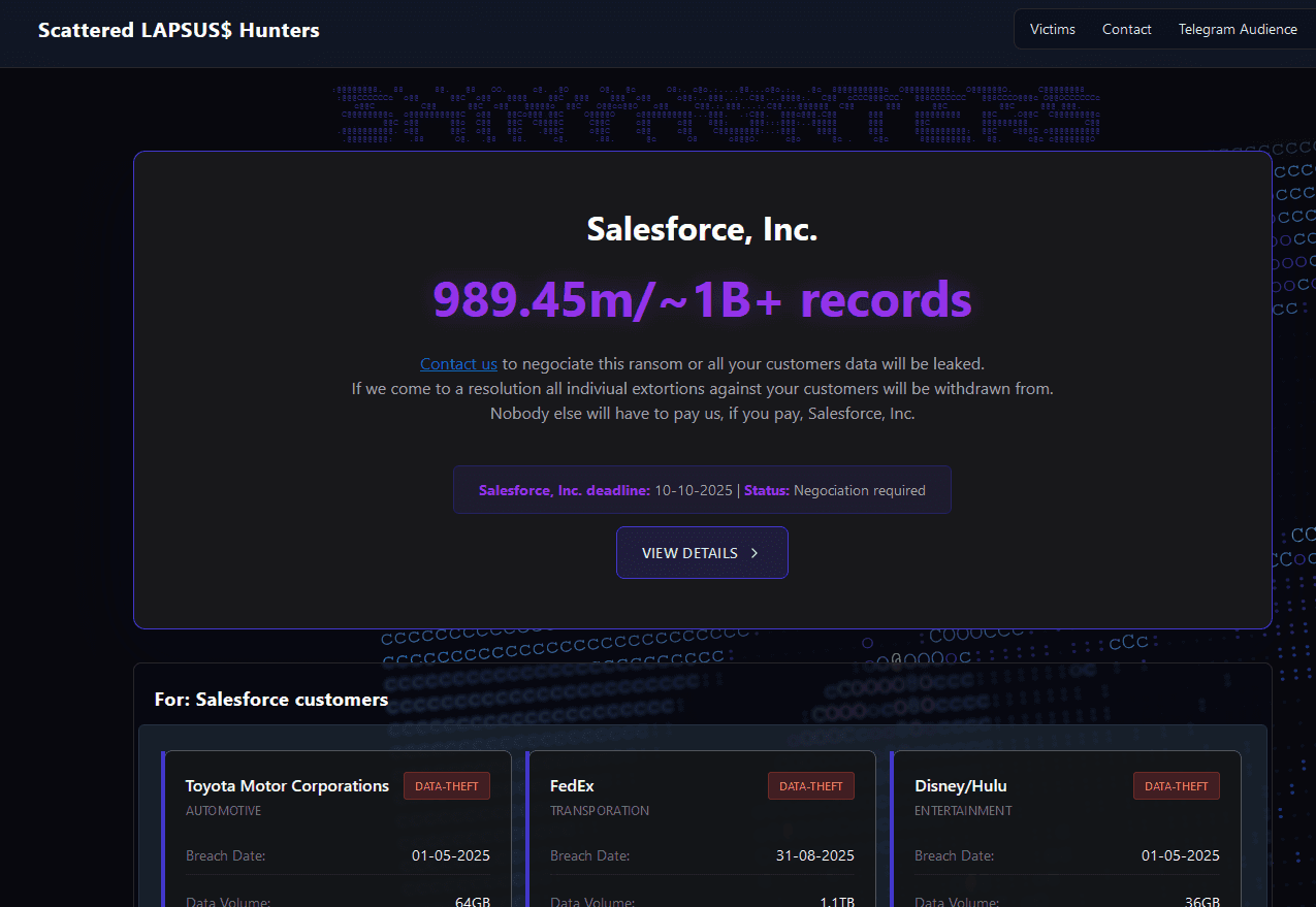 ShinyHunters claims breach of Oracle PeopleSoft at 100 organizations