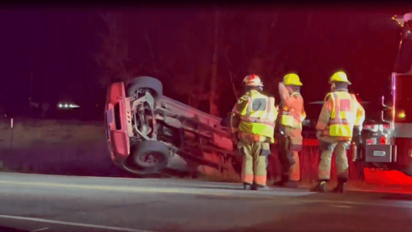 Driver escapes uninjured after rollover crash in west Eugene