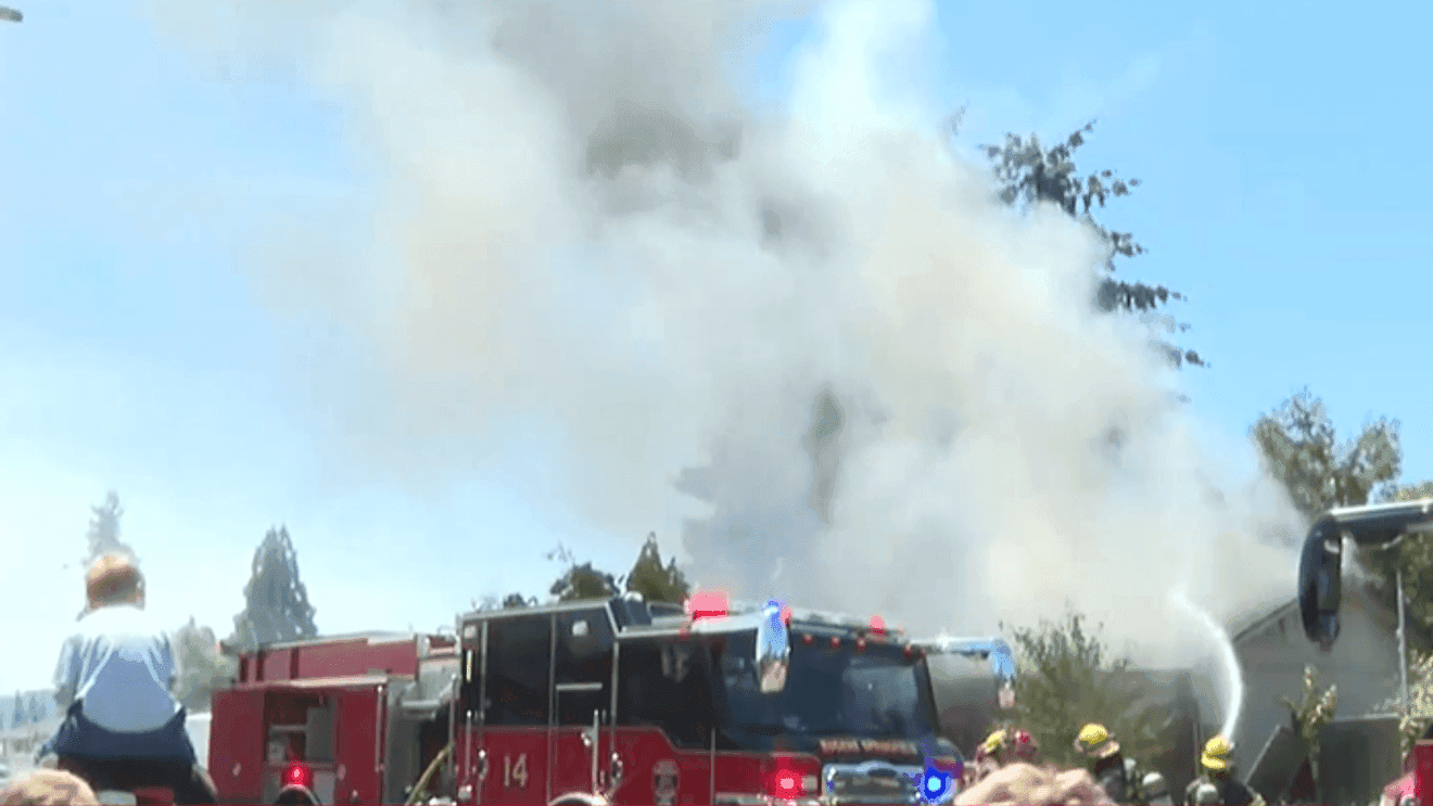 Hoarder home fire in Springfield injures firefighter, triggers hazmat response