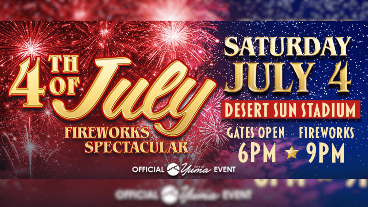 Yuma plans free Fourth of July fireworks at Desert Sun Stadium